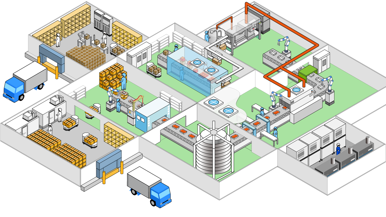 プラント工場内イメージ